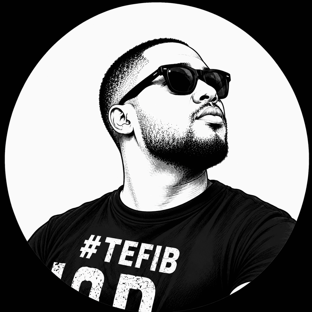 Illustrated portrait of the person behind #TEFIB